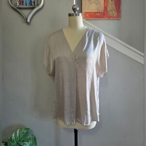 Mint Velvet Silk Viscose Blouse Large